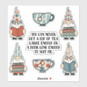 格言、書籍、紅茶 シール (シート)