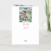 格言 箔グリーティングカード (裏面)