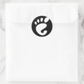 格言- Linux - OSS FSF ラウンドシール (バッグ)