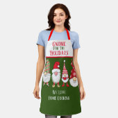 格言for Holidaysかわいいおもしろいクリスマスエプロン エプロン (着用した状態)