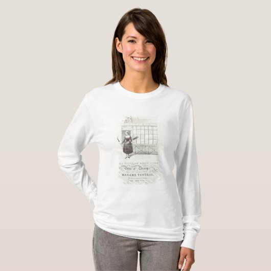 格言Gouciの歌シートによるバイエルンの女の子の歌 Tシャツ (正面フル)