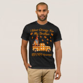 格言I衣服オレンジ私の兄弟RSD CRPSに対応 Tシャツ (正面フル)