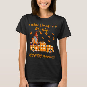 格言I衣服オレンジ私の妻RSD CRPS Awarenes Tシャツ