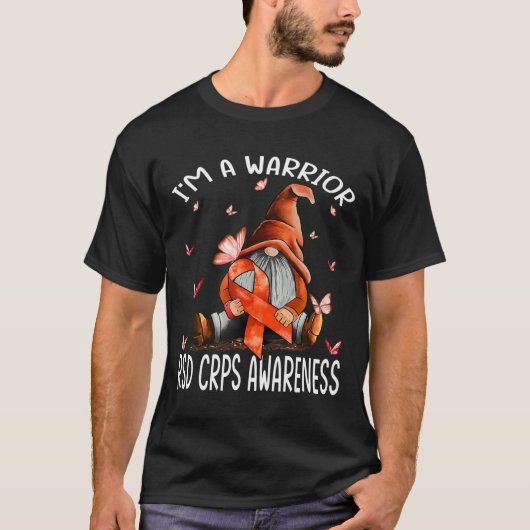 格言I'm a Warrior Rsd Crps認識度蝶 Tシャツ (正面)