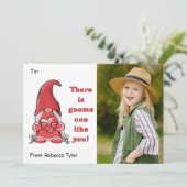 格言One Like You Classroom写真バレンタインデー シーズンカード (スタンド正面)