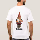 格言Sayinか。  格言Talmboutか。 Tシャツ (裏面)