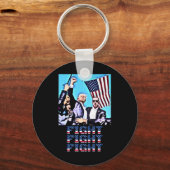 格闘ラリー拳ポンプ キーホルダー (正面)