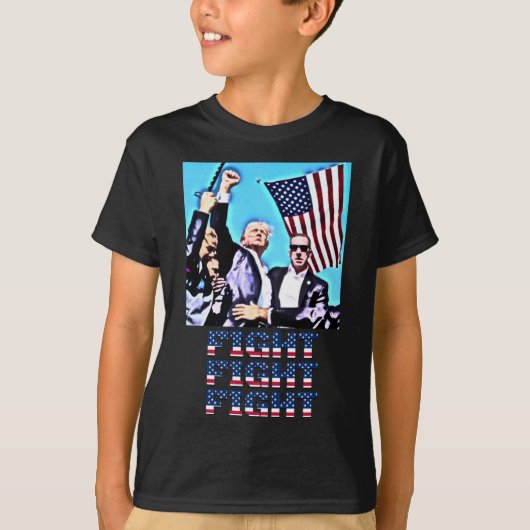 格闘ラリー拳ポンプ Tシャツ (正面)