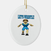 格闘4を許可します セラミックオーナメント (右)