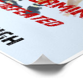 格闘 – 疑わしく前向きはならないこと ポスター (角)