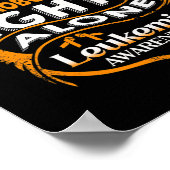 格闘 – 白血病認識度 ポスター (角)