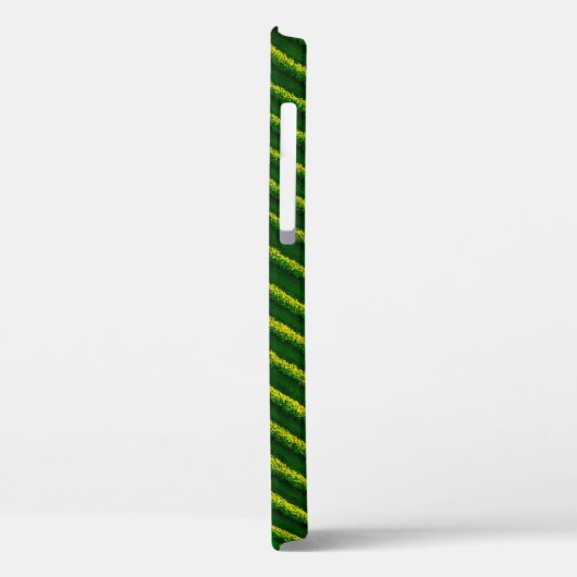 栽培されたL型の黒くカラスの茂みの列の上面 Case-Mate iPhoneケース (裏面 / 左)