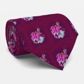 栽培オダマキ（植物）ネクタイ ネクタイ (ロール)