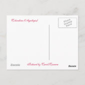 栽培オダマキ（植物）葉書 ポストカード (裏面)