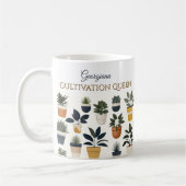 栽培クイーン植物園芸 コーヒーマグカップ (左)