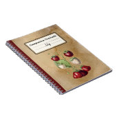 栽培用イチゴ組パーソナライズされた成物 ノートブック (右側)