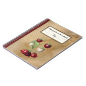 栽培用イチゴ組パーソナライズされた成物 ノートブック (左側)