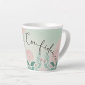 栽培自信をテーマ カフェラテマグ (右アングル)