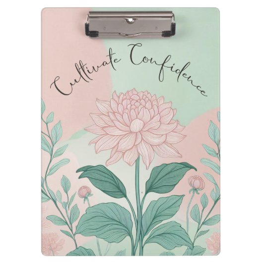栽培自信をテーマ クリップボード (正面)
