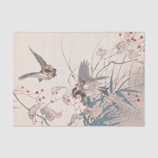 桂園華頂画譜， Pl.27 by Imao Keinen 薄葉紙 (正面)