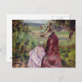 桂林読夫人, c.1887 ポストカード (正面/裏面)