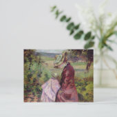 桂林読夫人, c.1887 ポストカード (スタンド正面)