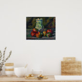 桂林 – リンゴ付き静物生活1880 ポスター (キッチン)