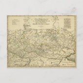 桂梅山村によるウクライナの地図（1674年） ポストカード (正面)