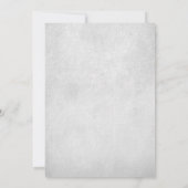 桃あじさいヴィンテージ結婚式招待状 招待状 (裏面)