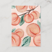 桃おむつ及びワイプラッフルカードインサート エンクロージャーカード (裏面)