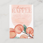 桃おむつ及びワイプラッフルカードインサート エンクロージャーカード (正面)