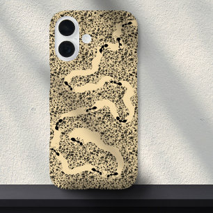 桃おもしろいアリ農場虫ユーモア iPhone 16ケース