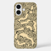 桃おもしろいアリ農場虫ユーモア Case-Mate iPhoneケース (裏面)