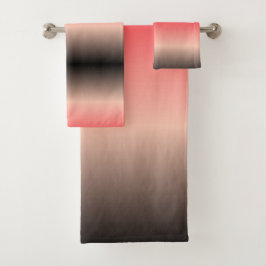 桃から黒 バスタオルセット