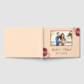 桃かわいらしとブルゴーニュの美しい結婚の写真 ゲストブック (全面)