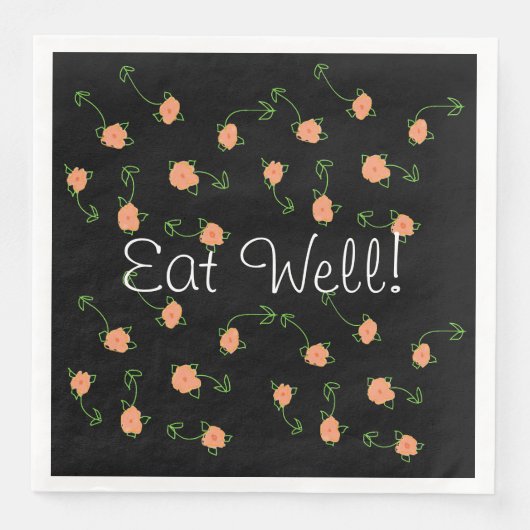 桃かわいらしフローラパターン（の模様が）ある (正面)