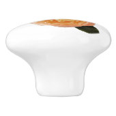 桃かわいらしフローラブーケ セラミックノブ (側面)