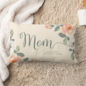 桃かわいらしフローラ |母 ランバークッション (ブランケット)