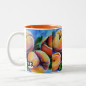 桃かわいらし属 ツートーンマグカップ (左)