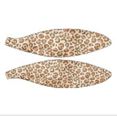 桃かわいらし茶色ヒョウ柄 ミニバスケットボール (パネル)