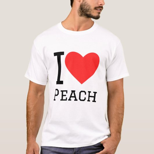 桃が大好き Tシャツ (正面)