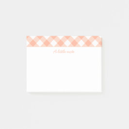 桃とクリームのポストイットノート ポストイット