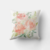 桃とクリームウォーターのカラーフローラ クッション (裏面)