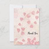 桃とクリームサンキューカード サンキューカード (正面)
