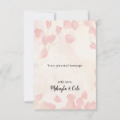 桃とクリームサンキューカード サンキューカード (裏面)