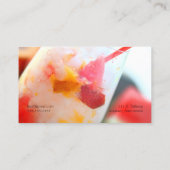桃とスイカの果汁 名刺 (裏面)