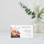 桃とスイカの果汁 名刺 (スタンド正面)