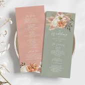 桃とセージ素朴フローラ結婚の儀式 プログラム