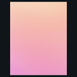 桃とピンクのグラデーション チラシ<br><div class="desc">明るい桃とピンクグラデーション色。</div>