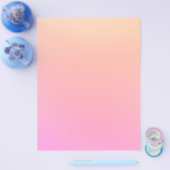 桃とピンクのグラデーション チラシ (シングル)